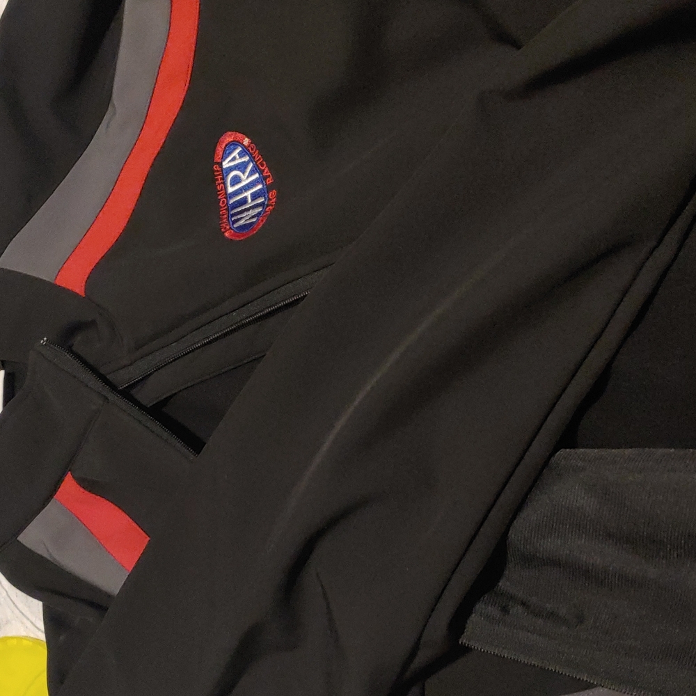 NHRA Jacket fleece linning inside pickets &outside